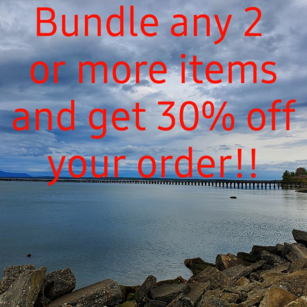 Bundle 2 or more items and get 30% off!